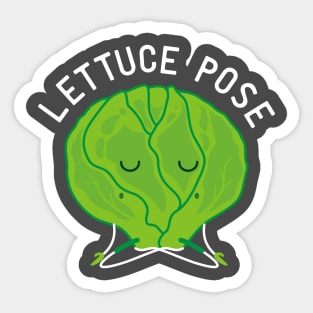 Lettuce Pose Sticker